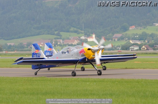 2009-06-27 Zeltweg Airpower 1816 Flying Bulls Aerobatics Team - Zlin Z-50LX